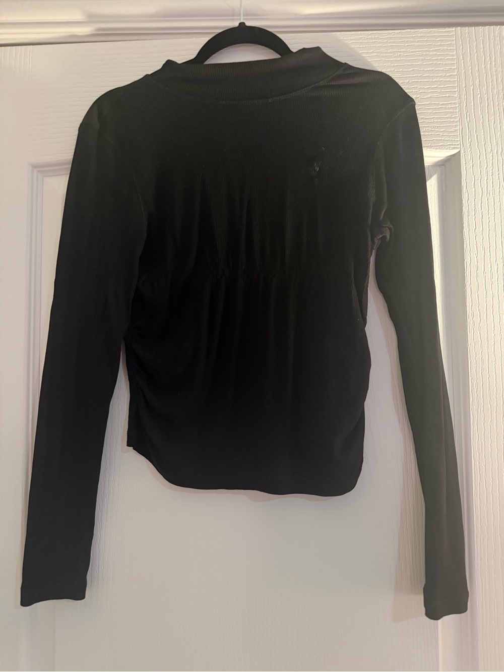 All Saints Black Long-Sleeve Women's Top - Classic Crewneck - Size 10 / L